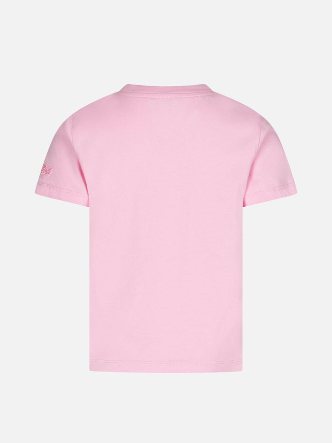 Mc2 Saint Barth T-shirt Girocollo Per Bambina In Jersey Di Cotone Elly Con Stampa Fiorucci Angels | EDIZIONE SPECIALE FIORUCCI