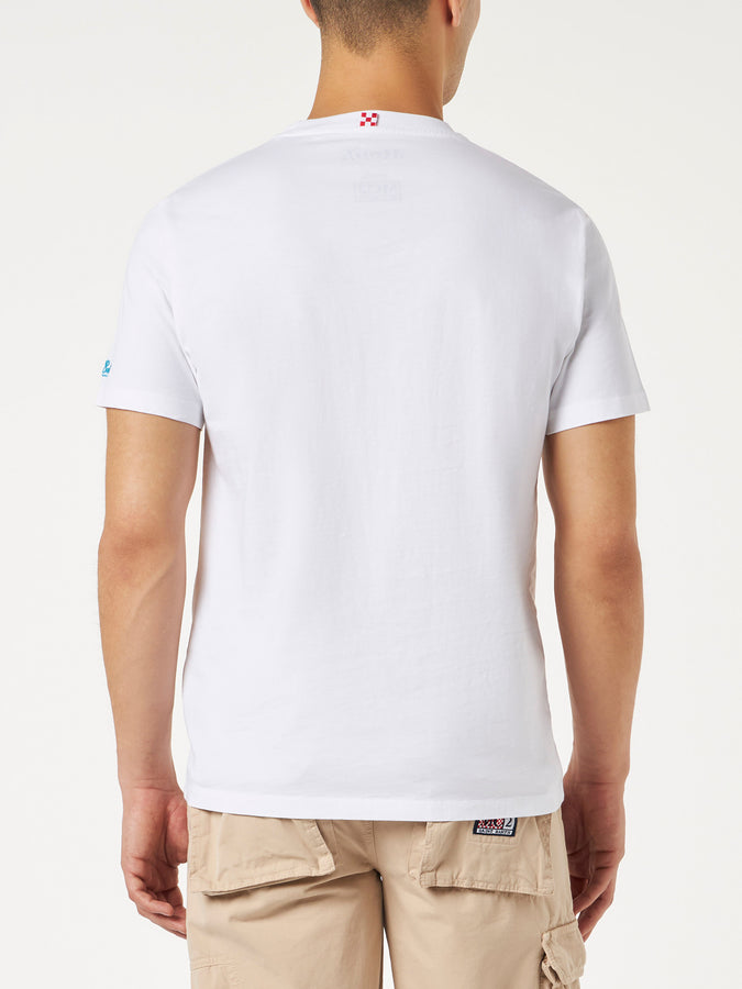 Mc2 Saint Barth T-shirt In Cotone Con Ricamo Calippo Anyone?| Algida® Edizione Speciale