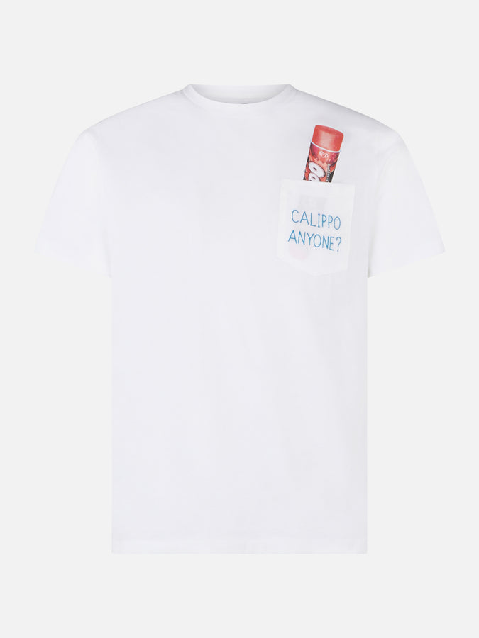 Mc2 Saint Barth T-shirt In Cotone Con Ricamo Calippo Anyone?| Algida® Edizione Speciale