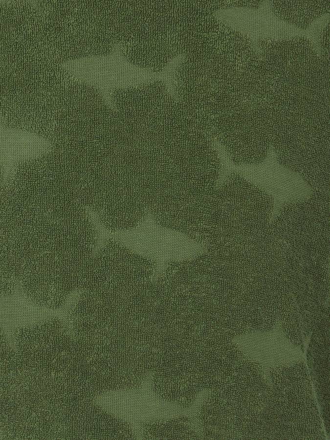 Mc2 Saint Barth T-shirt Militare Da Bambino In Spugna Gary Con Motivo Squalo In Rilievo
