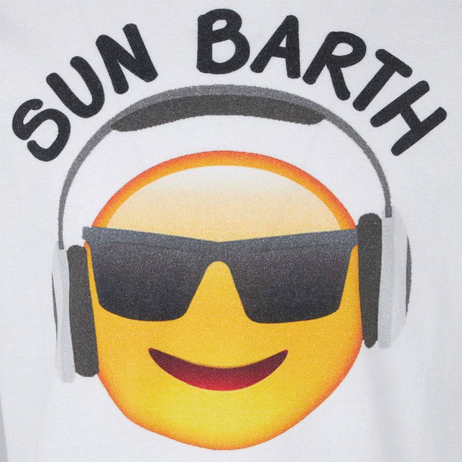 Mc2 Saint Barth T-Shirt Per Bambino Stampa Emoticon