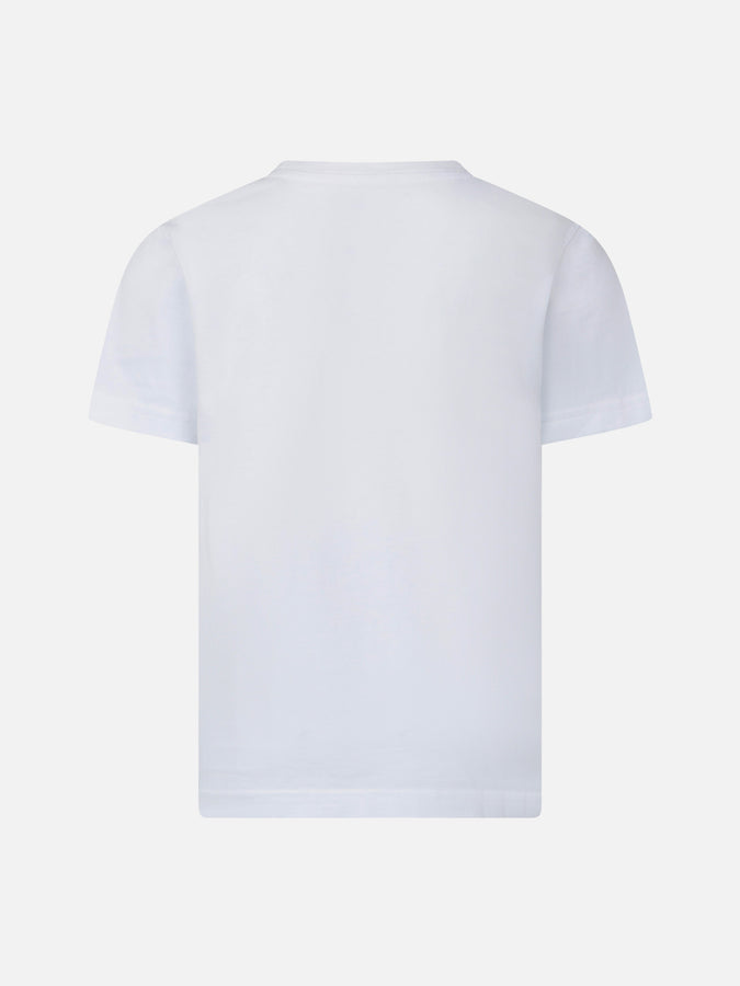 Mc2 Saint Barth T-Shirt Per Bambino Stampa Emoticon