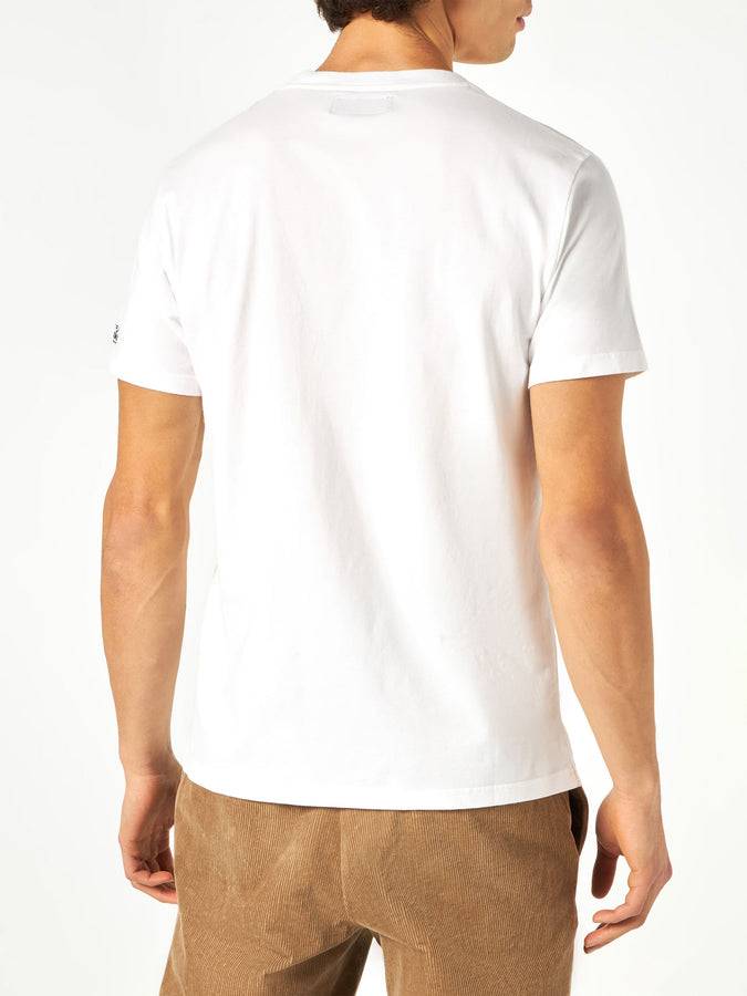 Mc2 Saint Barth T-shirt Uomo Stampa Santa Claus Is Coming - Vespa Special Edition®