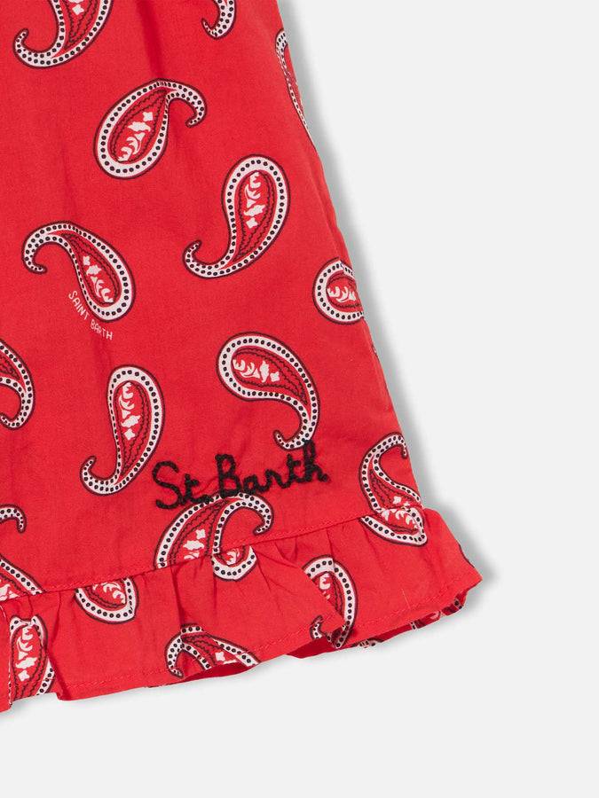 Mc2 Saint Barth Tutina Da Bambina Con Stampa Paisley