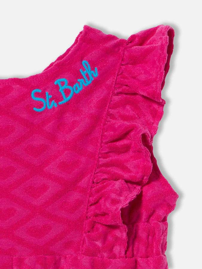 Mc2 Saint Barth Tutina Da Neonata Con Cuori In Rilievo