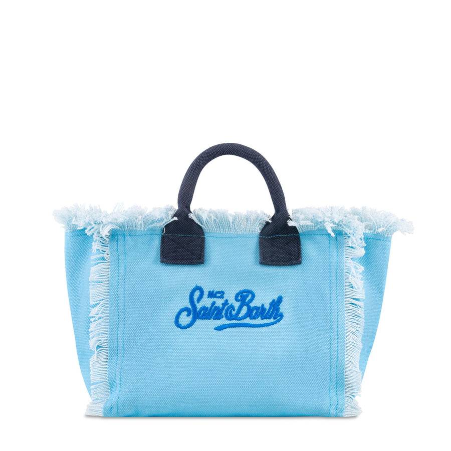 Mc2 Saint Barth Vanity Shoulder Bag With "Saint Barth" Postcard Print