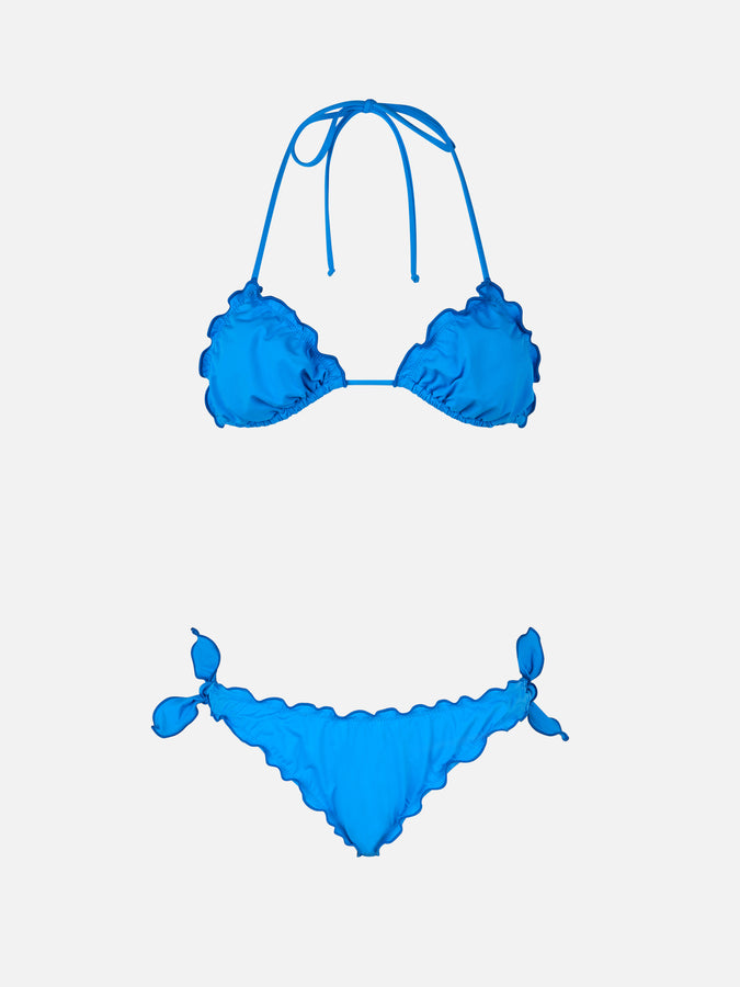 Mc2 Saint Barth Woman Bluette Classic Triangle Bikini Sagittarius Moon