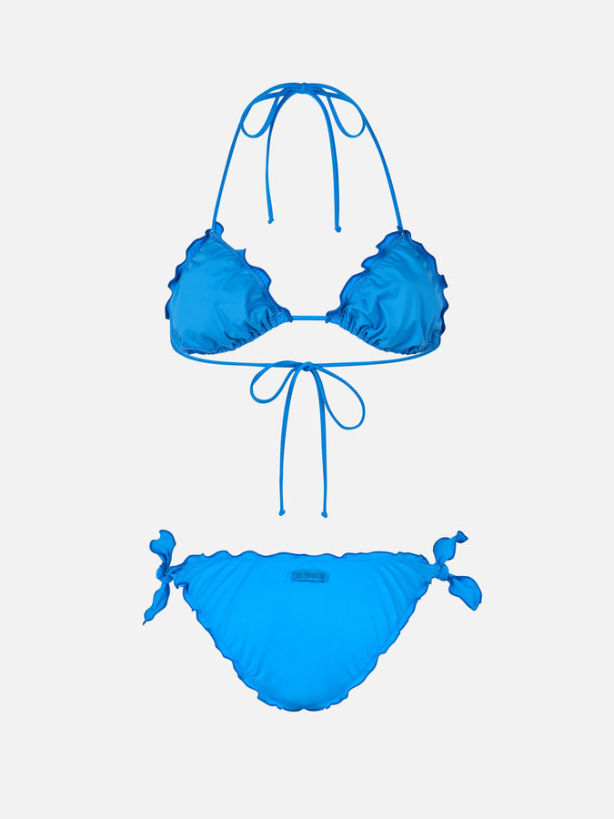 Mc2 Saint Barth Woman Bluette Classic Triangle Bikini Sagittarius Moon