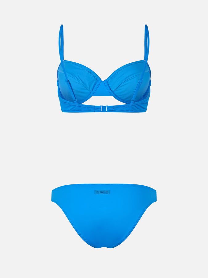 Mc2 Saint Barth Woman Bluette Underwired Bralette Bikini Bea Lido