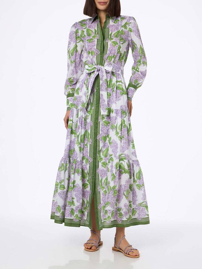 Mc2 Saint Barth Woman cotton dress Jensen with flower print