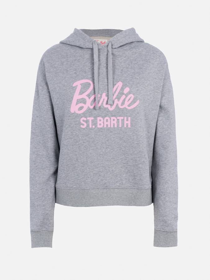 Mc2 Saint Barth Woman Cotton Hoodie Mindy With Barbie Logo | BARBIE SPECIAL EDITION