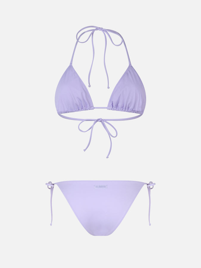 Mc2 Saint Barth Woman Lilac Classic Triangle Bikini Leah Virgo