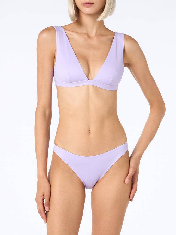 Mc2 Saint Barth Woman Lilac Heatsealed Scooped Bikini Ofelia Reanna