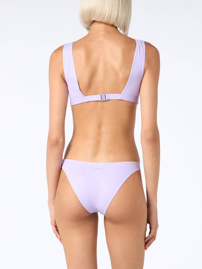 Mc2 Saint Barth Woman Lilac Heatsealed Scooped Bikini Ofelia Reanna