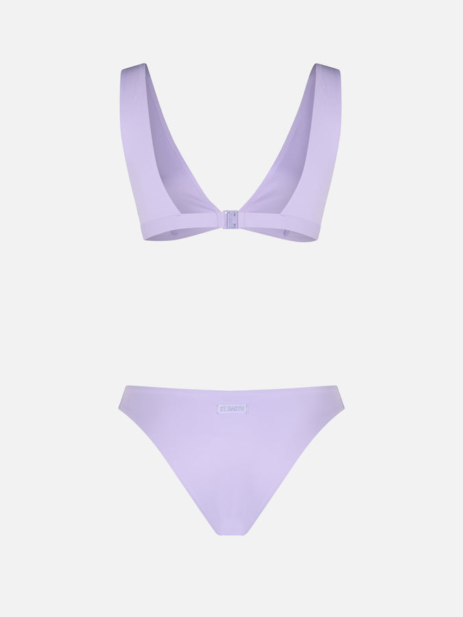 Mc2 Saint Barth Woman Lilac Heatsealed Scooped Bikini Ofelia Reanna