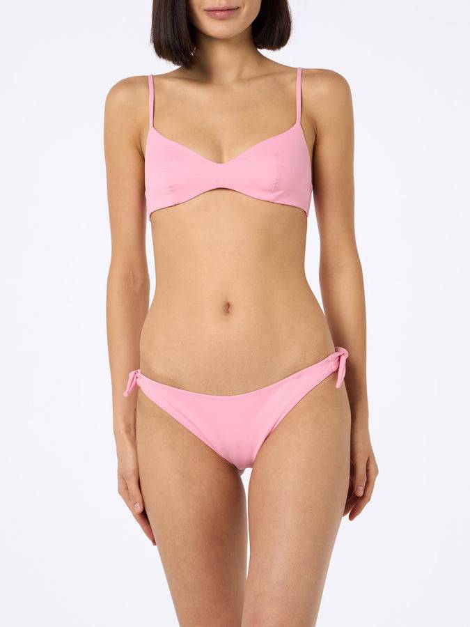 Mc2 Saint Barth Woman Pink Scoop Bralette Bikini May Yali