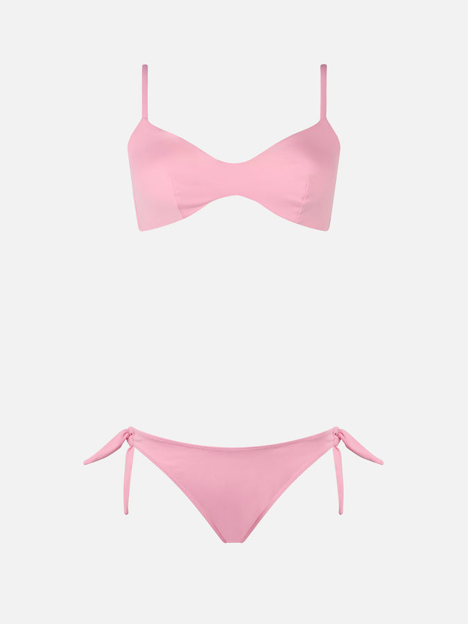 Mc2 Saint Barth Woman Pink Scoop Bralette Bikini May Yali