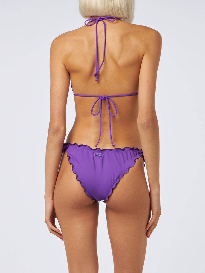 Mc2 Saint Barth Woman Purple Classic Triangle Bikini Sagittarius Moon