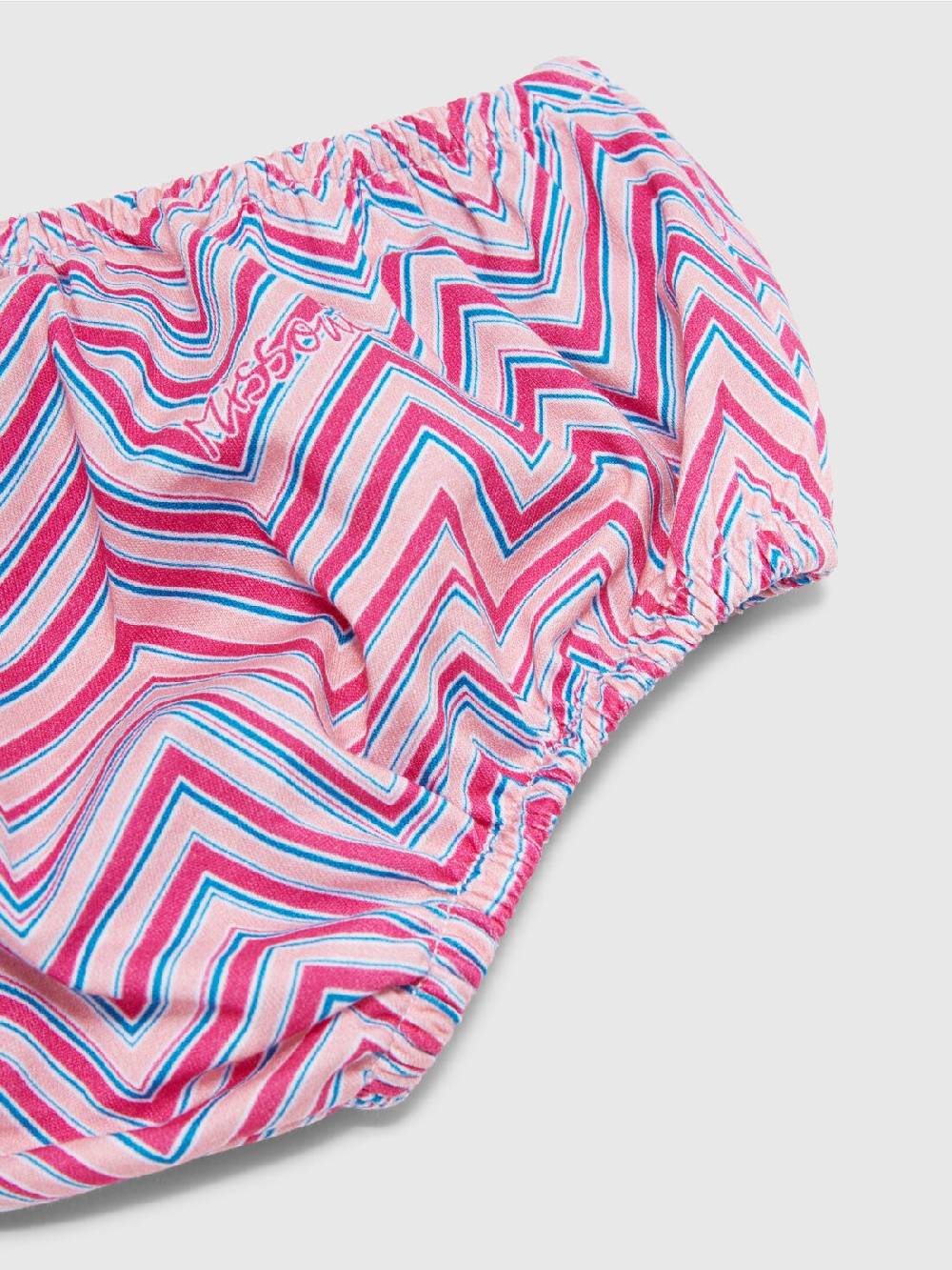 Missoni Abito In Jersey Di Cotone Con Inserti Zig Zag