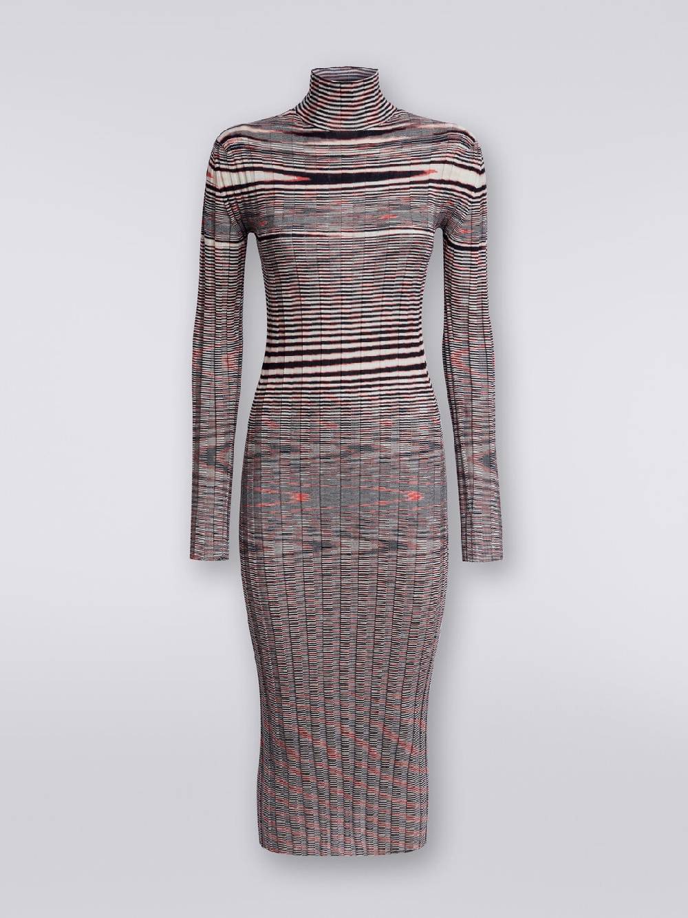 Missoni Abito Longuette Fiammato In Cachemire E Seta