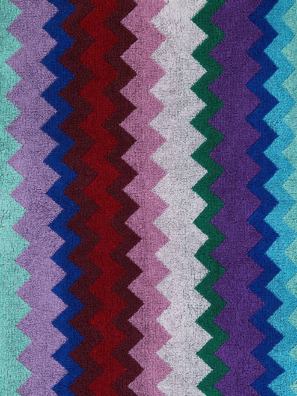 Missoni Accappatoio Lungo Con Cappuccio Chantal In Spugna Di Cotone Chevron