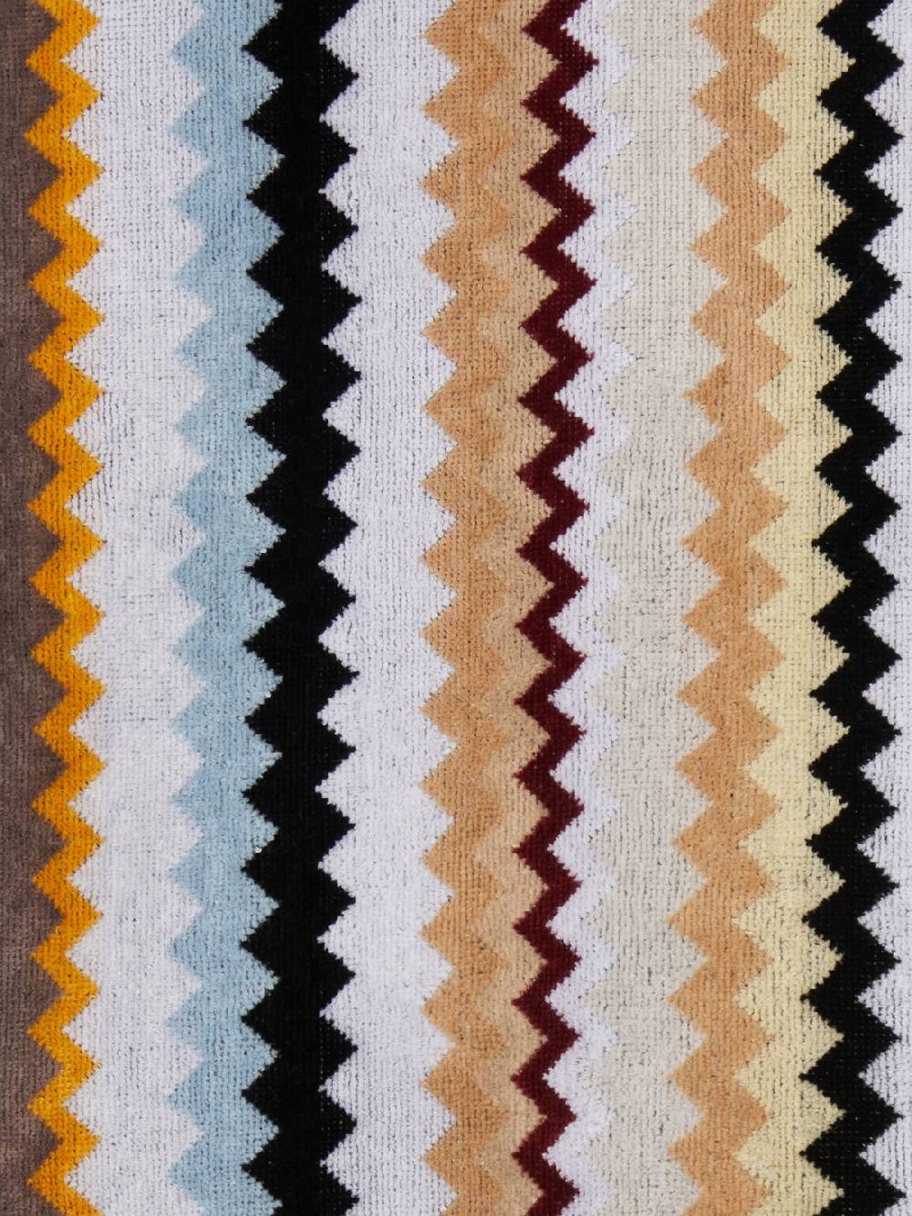 Missoni Accappatoio Lungo Con Cappuccio Curt In Spugna Di Cotone Chevron