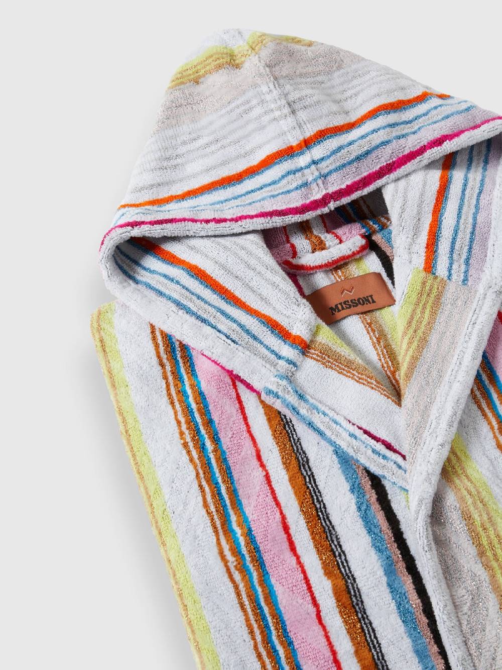 Missoni Accappatoio Moonshadow In Spugna Di Cotone Con Lurex