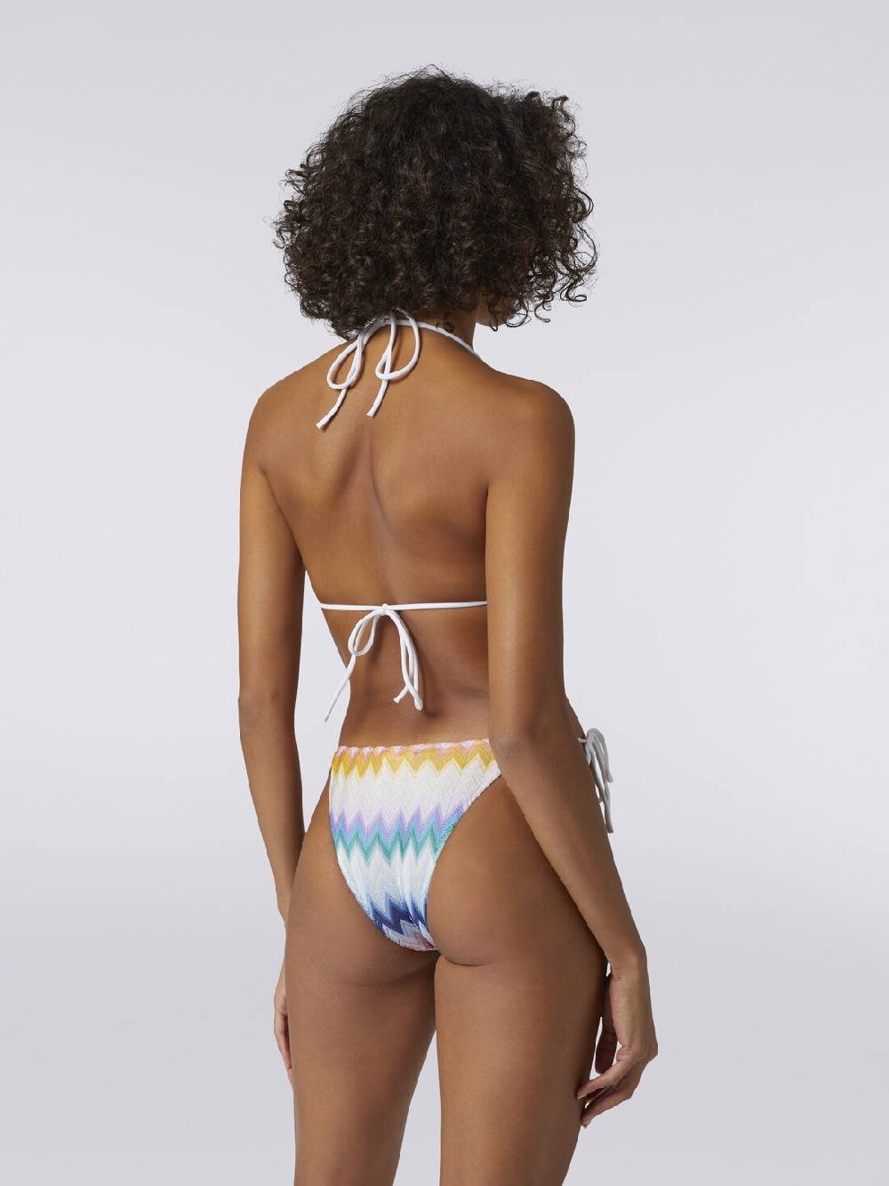 Missoni Bikini In Misto Viscosa Sfumata Zig Zag Con Lurex
