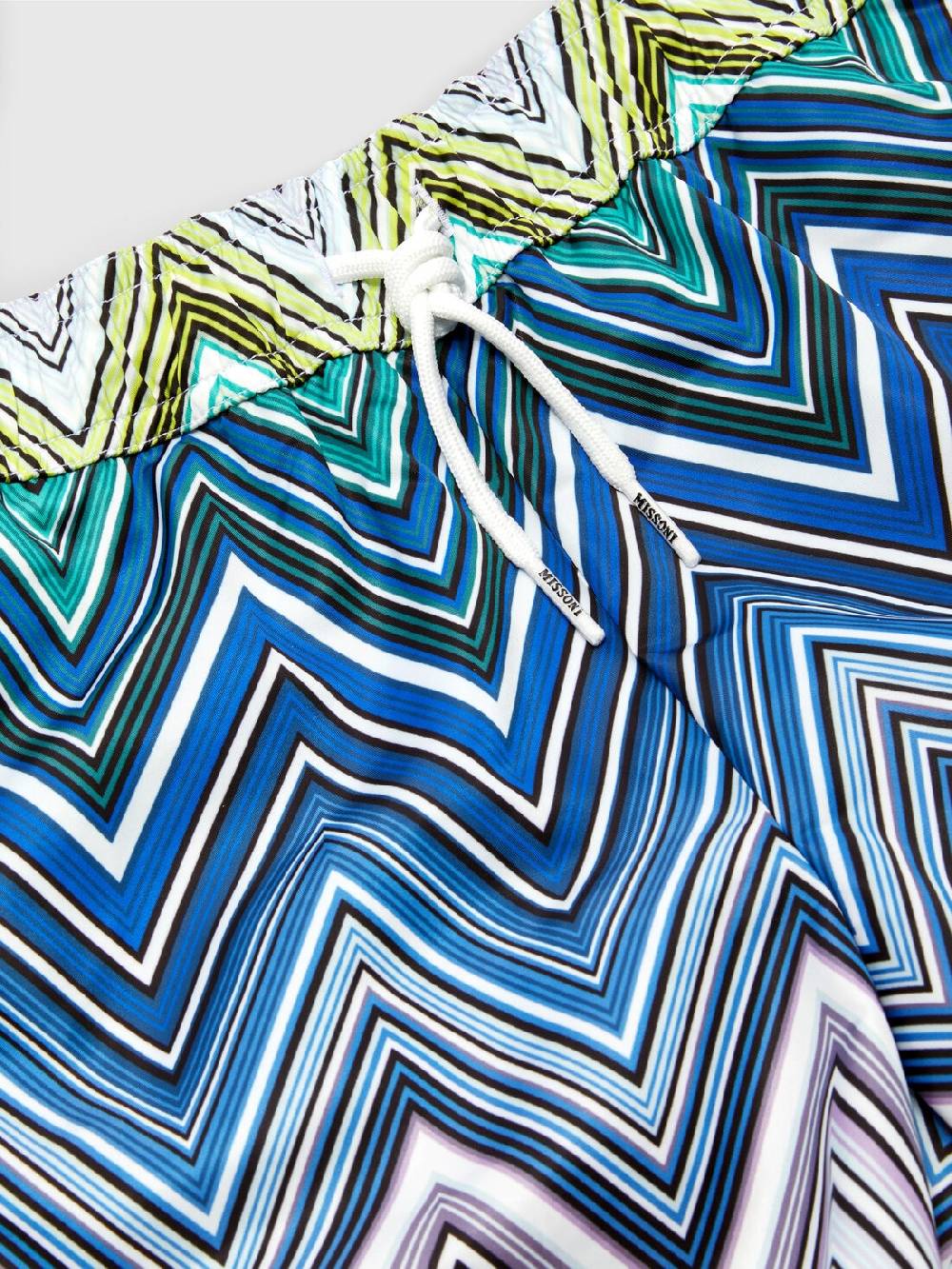 Missoni Boxer Mare Con Motivo Chevron E Scritta Logo