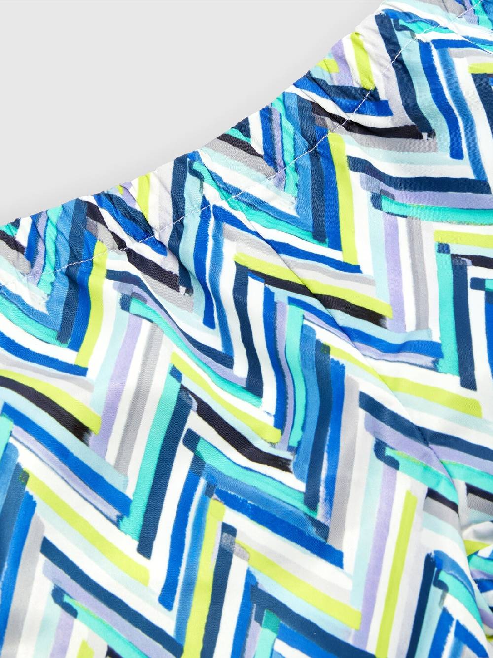 Missoni Boxer Mare Con Stampa Zig Zag E Scritta Logo