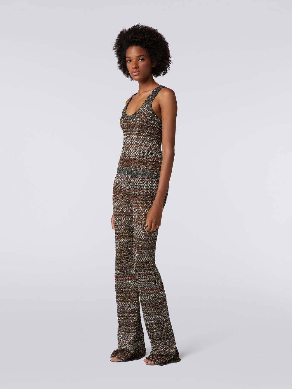 Missoni Canottiera In Maglia A Rete Con Applicazione Di Paillettes