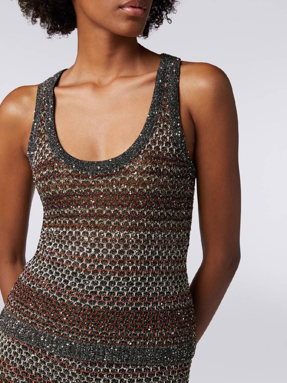 Missoni Canottiera In Maglia A Rete Con Applicazione Di Paillettes
