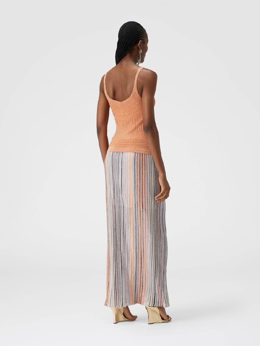 Missoni Canottiera In Viscosa Multilavorazione Lamé