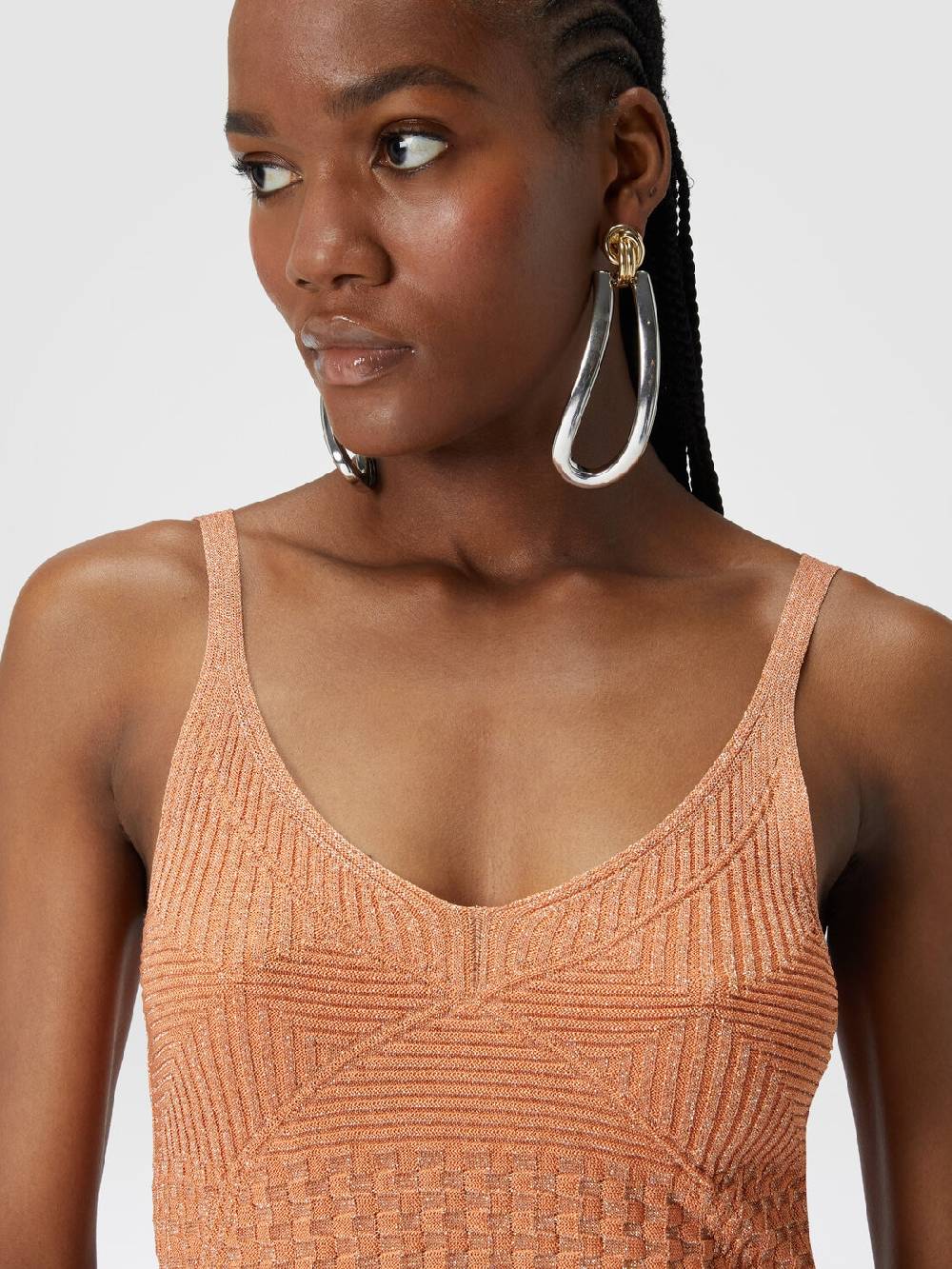 Missoni Canottiera In Viscosa Multilavorazione Lamé