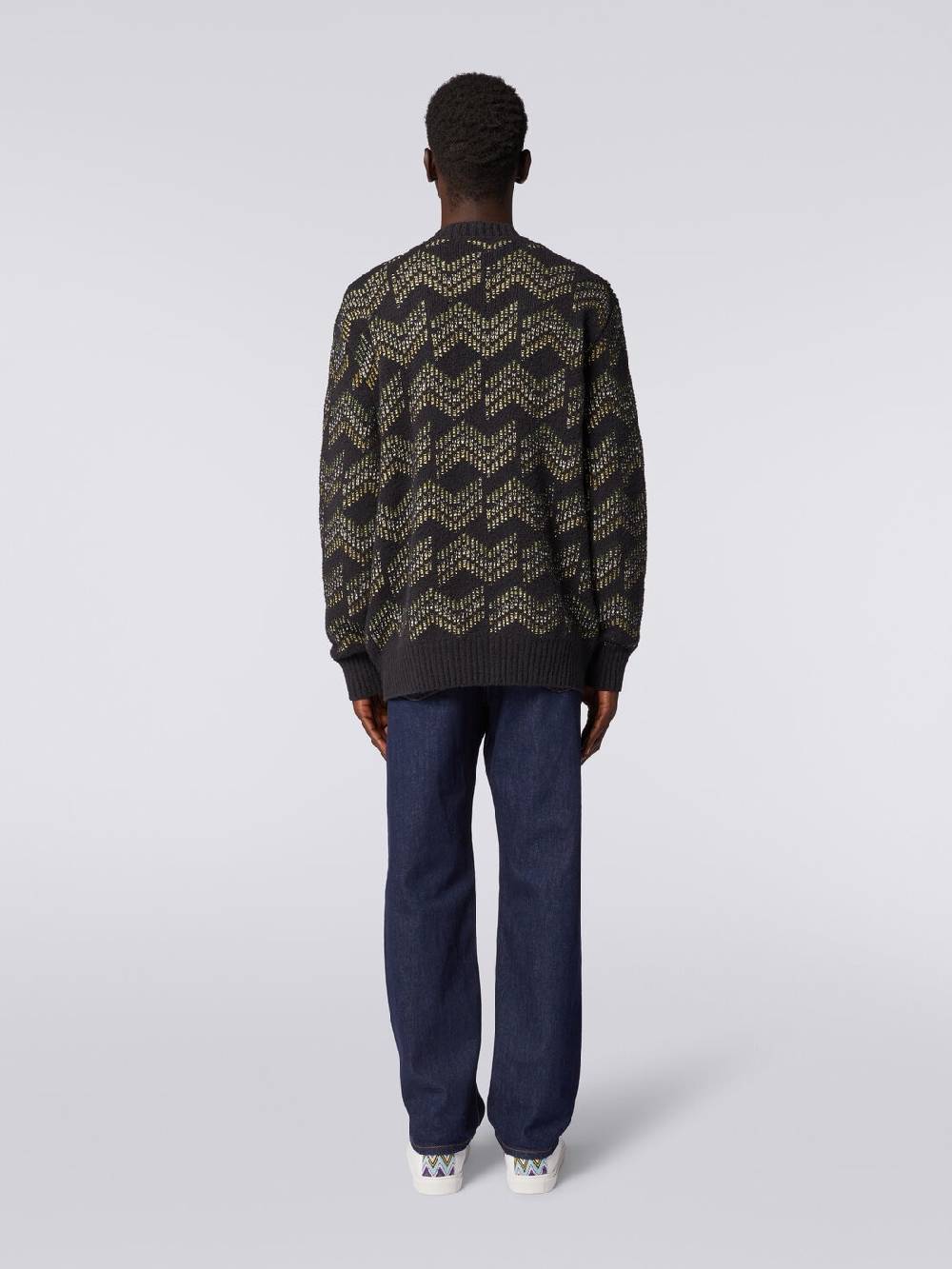 Missoni Cardigan Con Scollatura A V In Misto Cotone