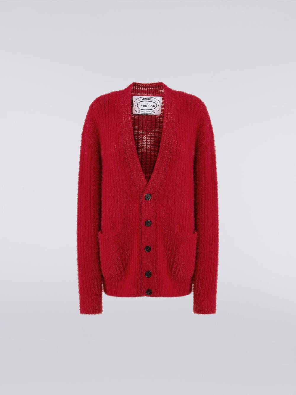 Missoni Cardigan Oversize In Misto Lana Effetto Pelo