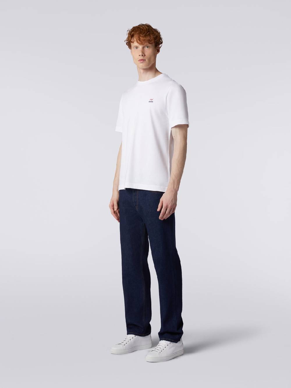 Missoni Cinque Tasche In Denim Con Ricamo Zig Zag Sulla Tasca