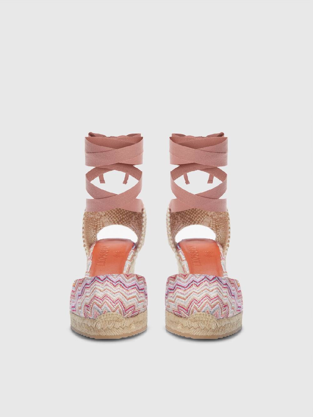 Missoni Espadrilles Con Tomaia In Tessuto Chevron E Zeppa