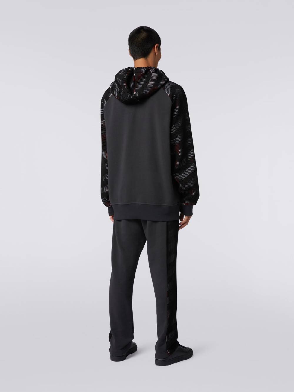 Missoni Felpa Con Cappuccio In Jersey Con Inserti In Maglia In Collaborazione Con Mike Maignan