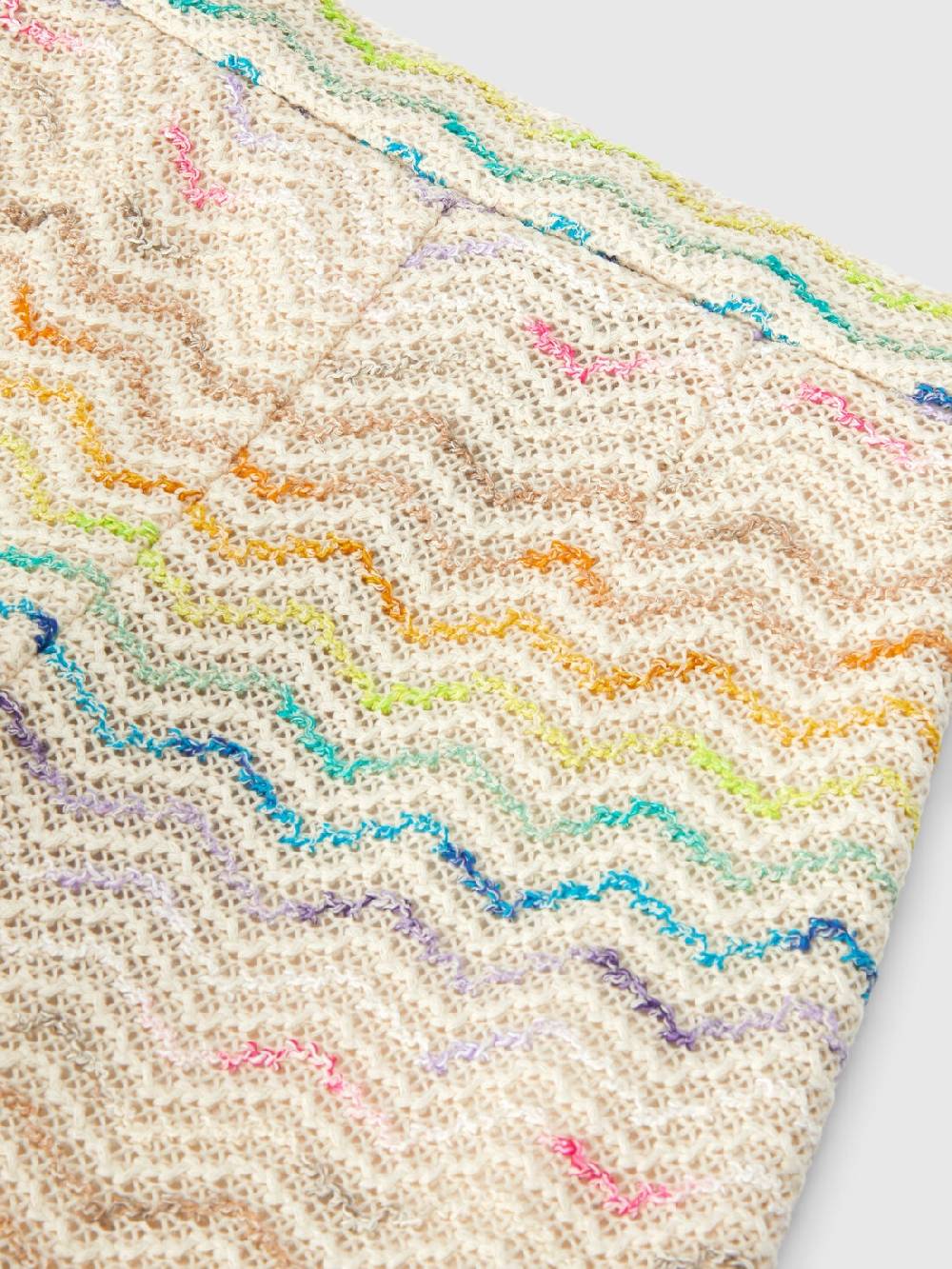 Missoni Gonna A Portafoglio In Misto Cotone Zig Zag