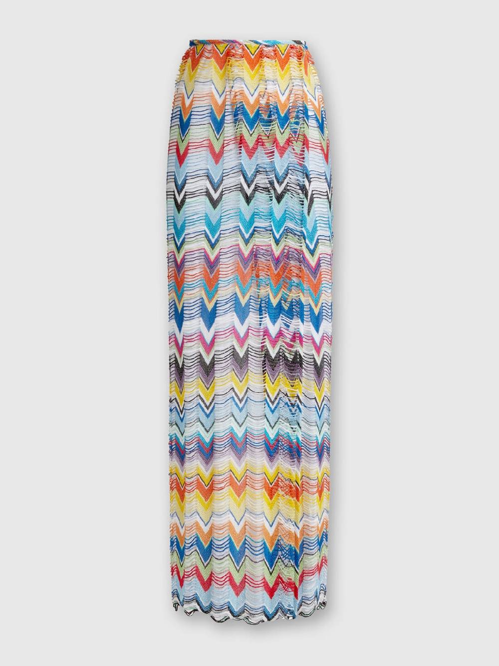 Missoni Gonna Copricostume Lunga A Trama Larga Con Lurex