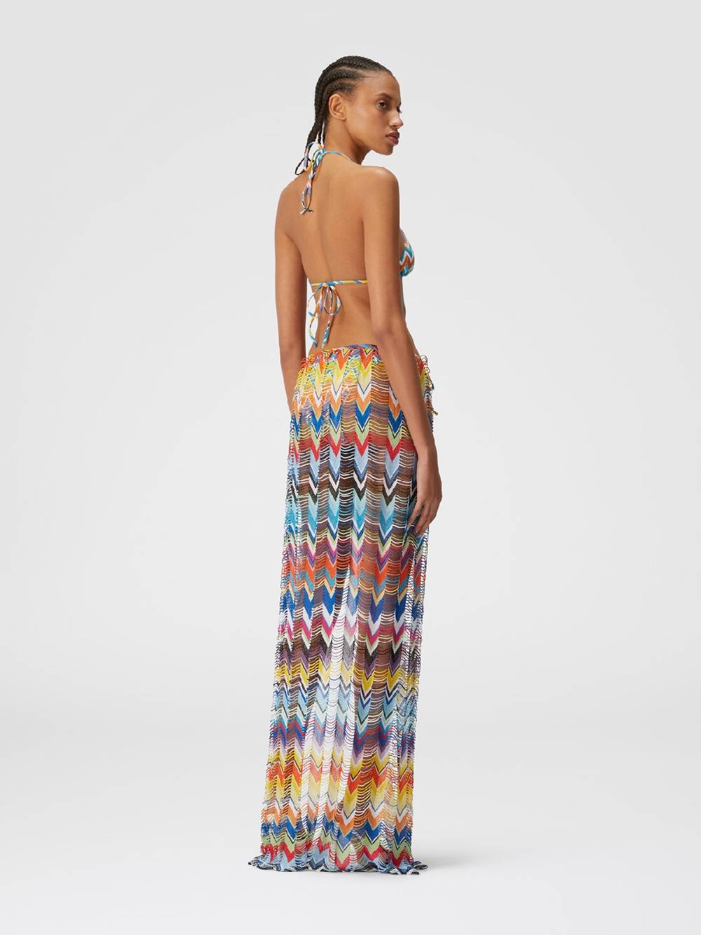 Missoni Gonna Copricostume Lunga A Trama Larga Con Lurex