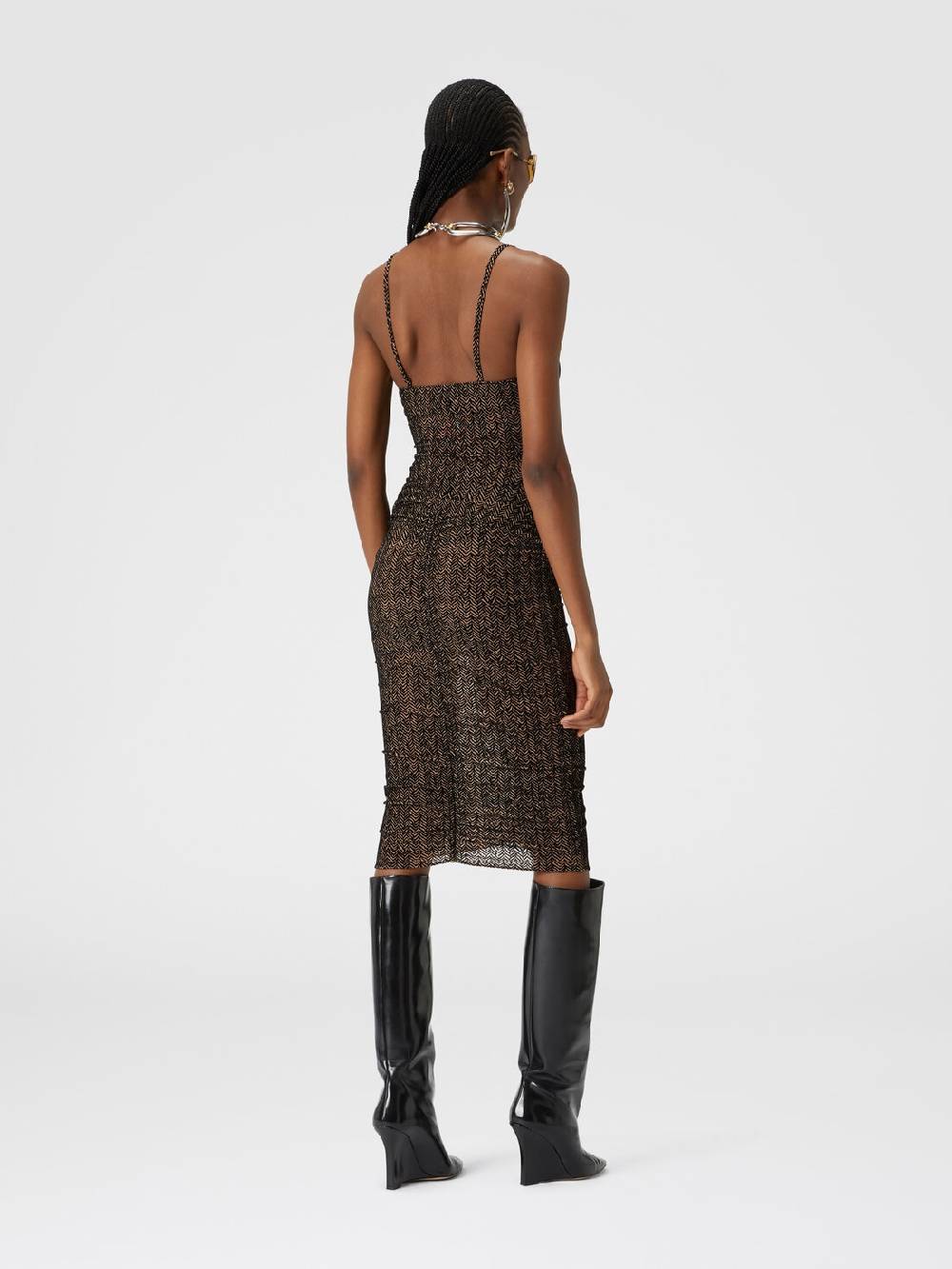 Missoni Gonna In Tulle Zig Zag Con Arricciatura Centrale