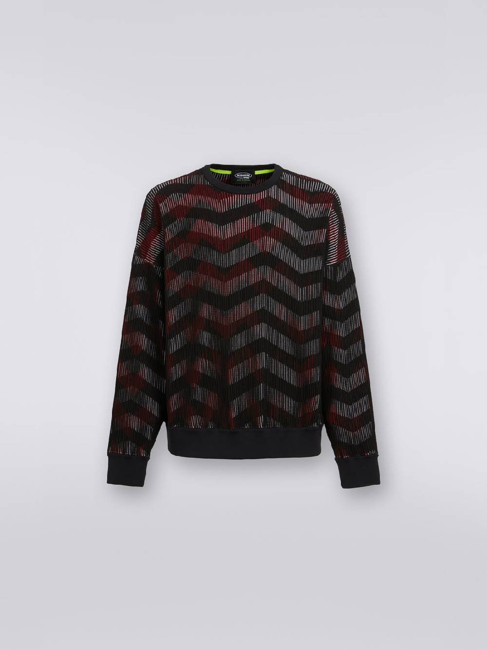 Missoni Maglione girocollo in misto cotone chevron in collaborazione con Mike Maignan