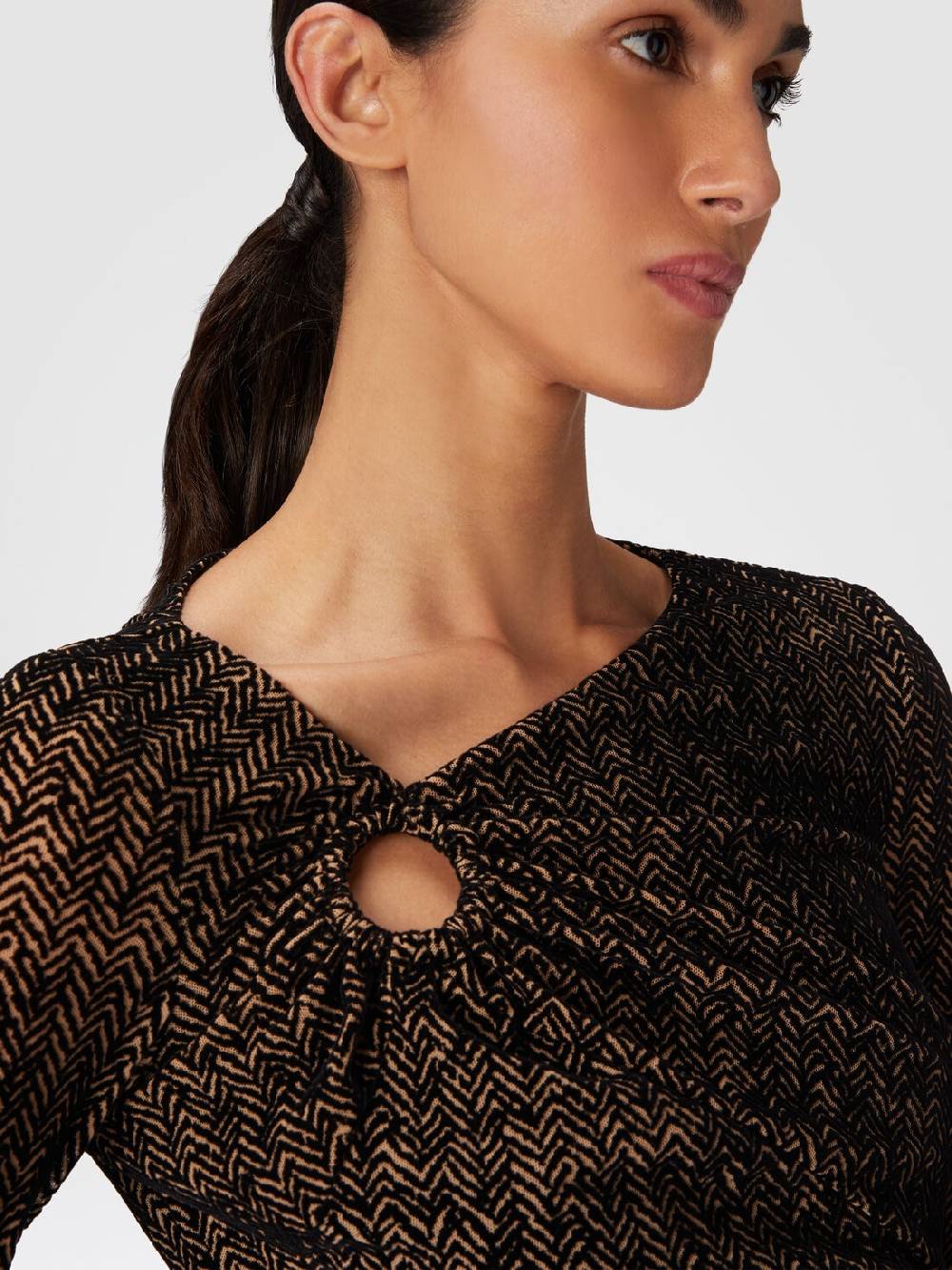 Missoni Mini-abito In Tulle Con Scollatura Arricciata