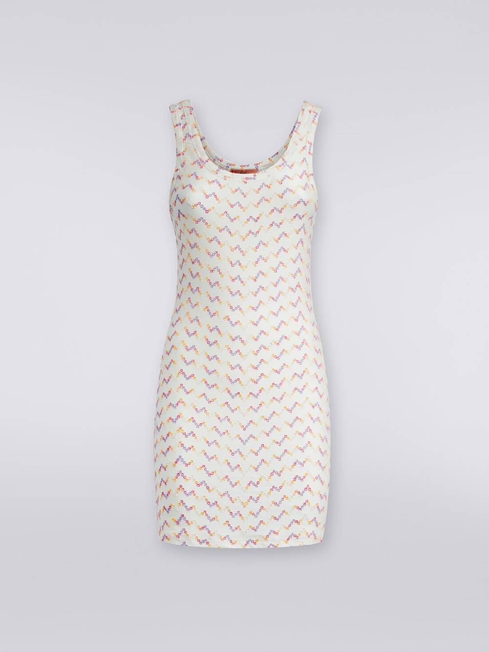 Missoni Mini-abito Smanicato Stretch Con Pizzo Sangallo