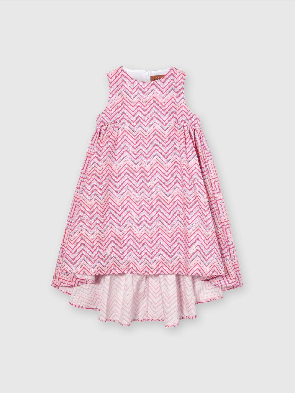 Missoni Abito in cotone con stampa zig zag