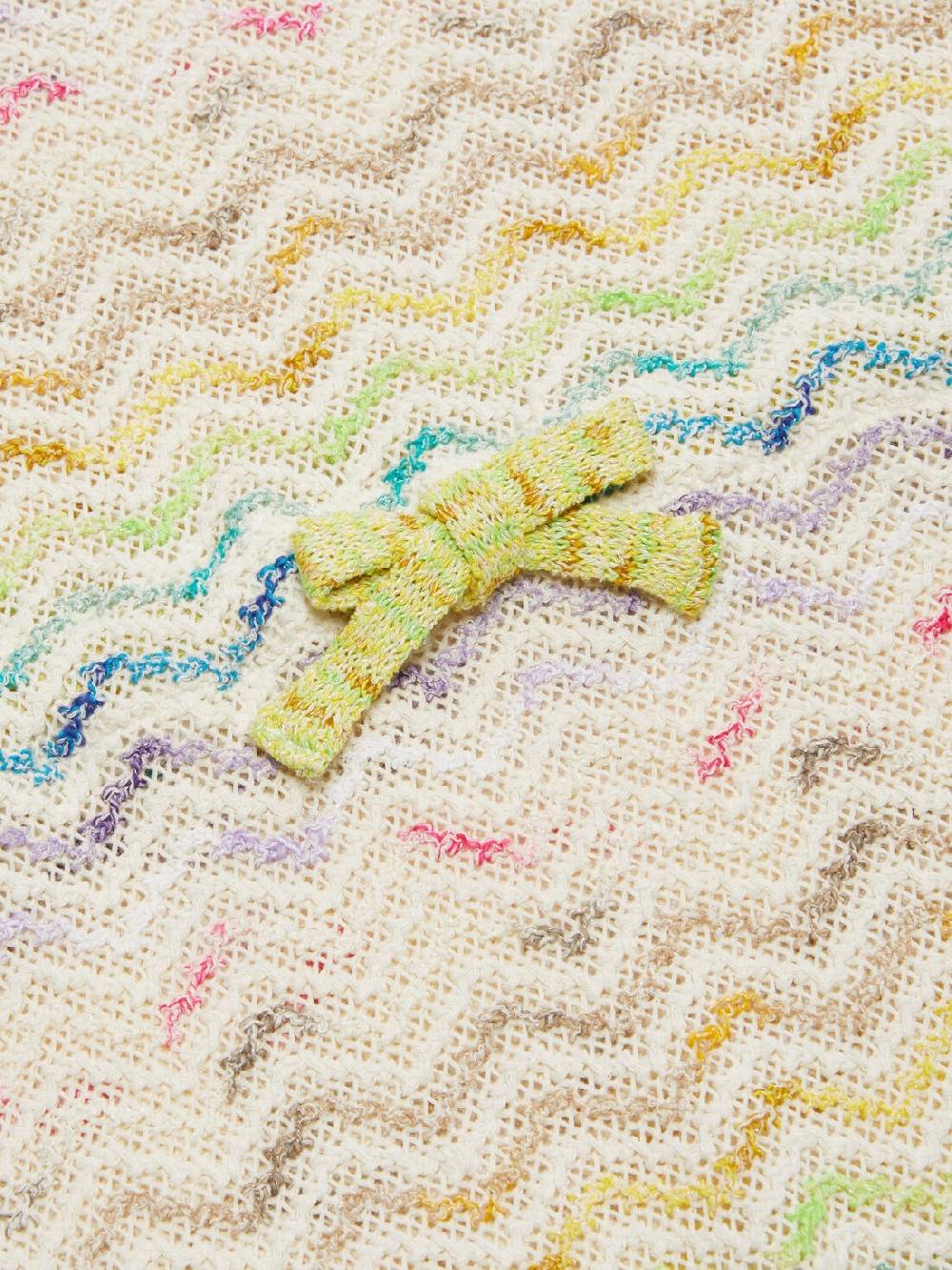 Missoni Abito In Maglia Di Misto Cotone Chevron