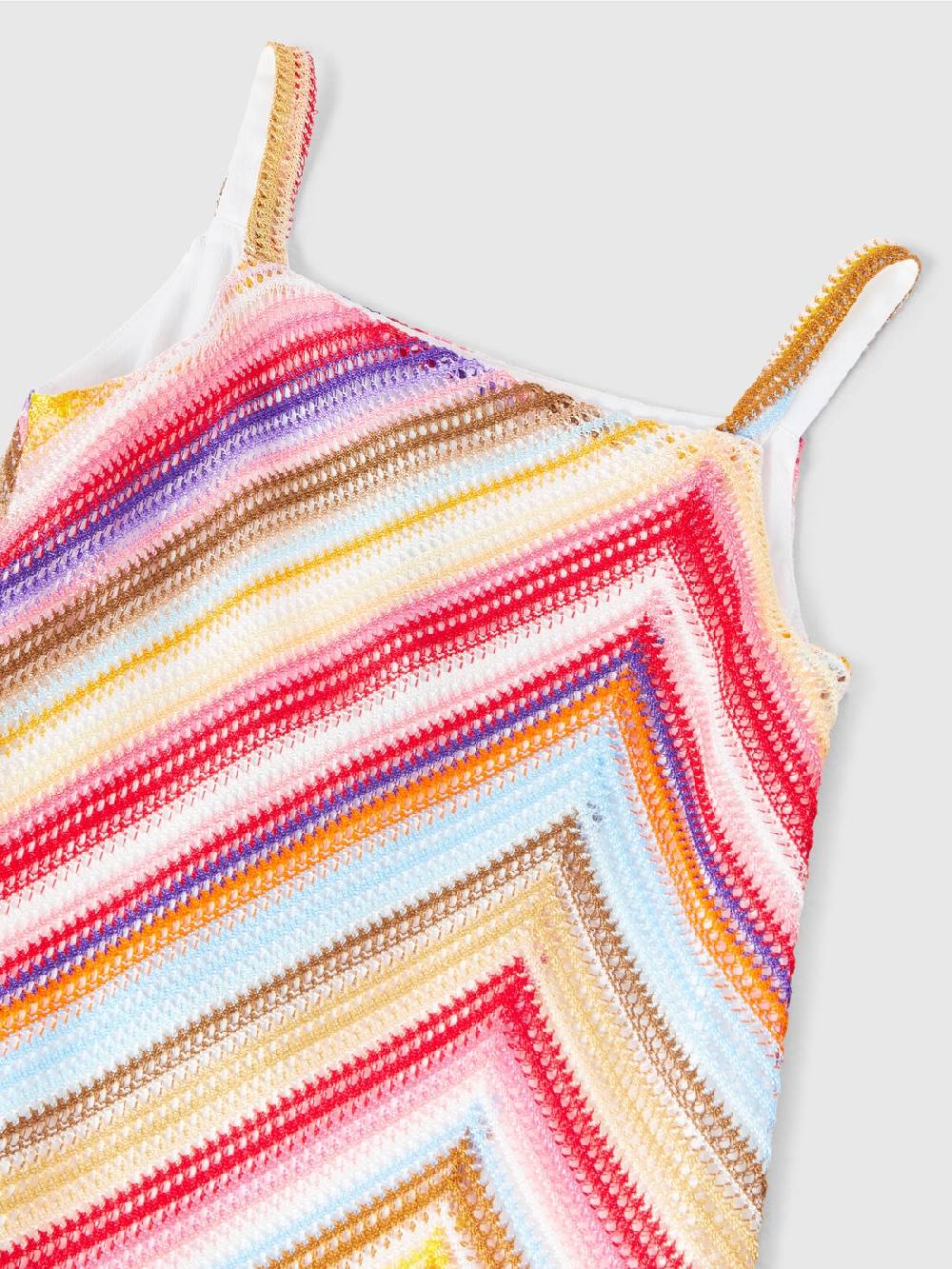 Missoni Abito In Maglia Di Viscosa Con Spalline