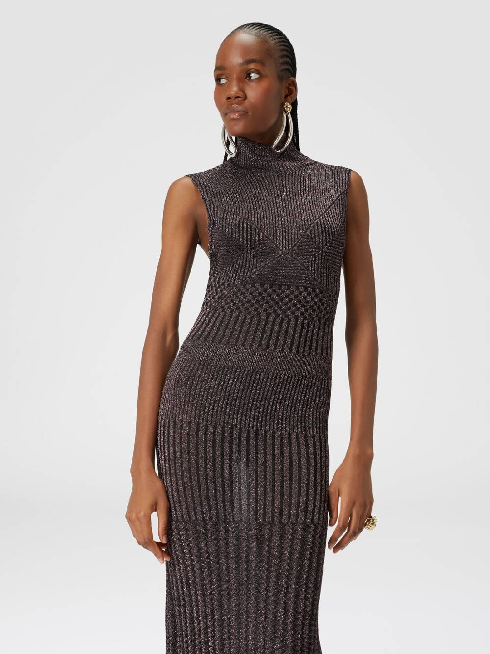 Missoni Abito Lungo Senza Maniche Con Schiena Nuda